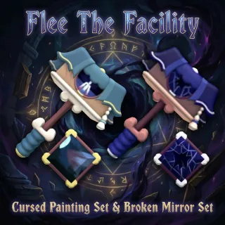 Cursed Painting Set & Broken Mirror Set Flee The Facility FTF Sets
