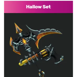 1x mm2 Hallow weapon set