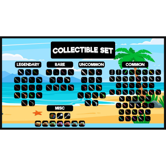 Collectible Set MM2 - Murder Mystery 2 Game Items - Gameflip