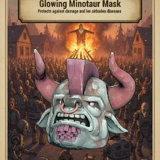 Glowing Minautaur Mask