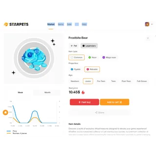 frostbite bear rideable *cheap*