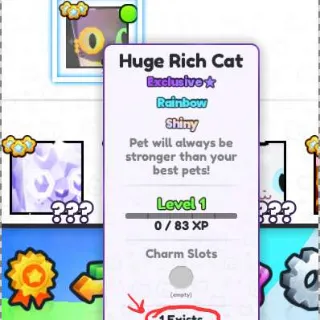 Huge RB Shiny Rich Cat