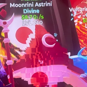Moonrini astrini football level 210