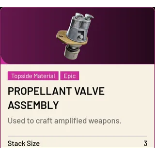 Propellant Valve Assembly*3		 								 							 				