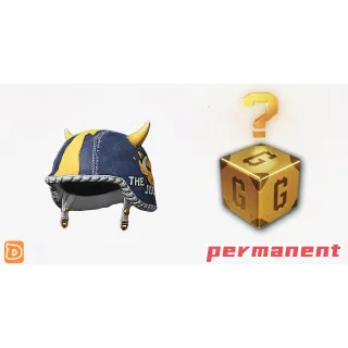 Steam YELLOW HORNS HELMET+G-coin box(random value) permanent