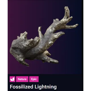 Fossilized Lightning*3				 								 							 				