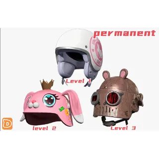 Steam bunny academy helmet set permanent