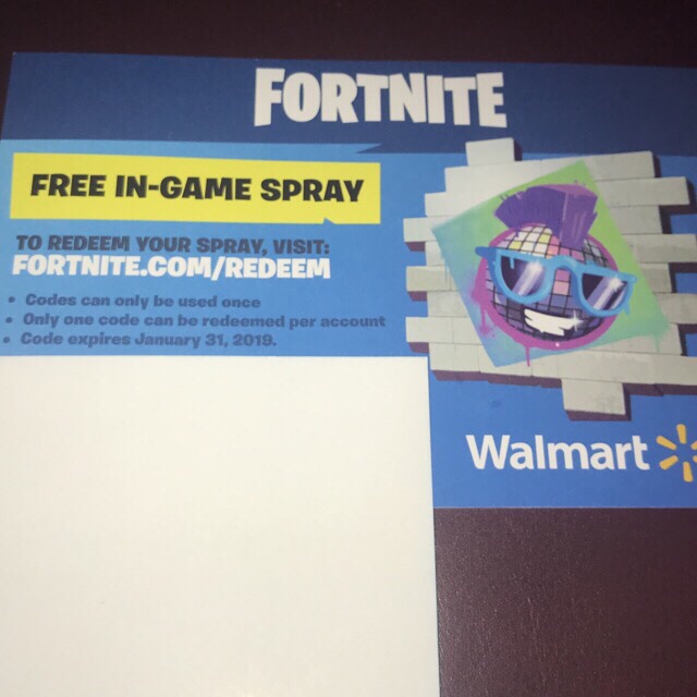 Fortnite Walmart Spray Other Gameflip