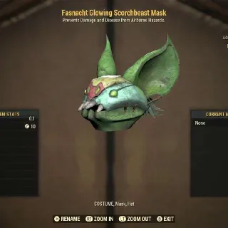 Glowing Scorchbeast Mask