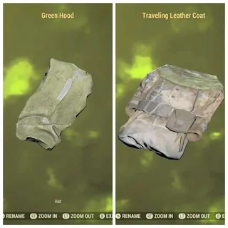 Traveling leather coat