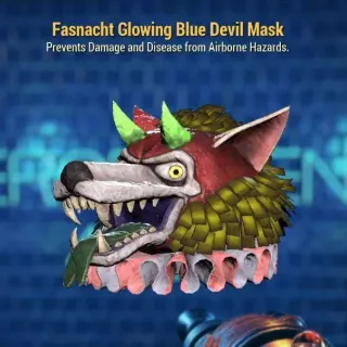 Glowing Blue Devil