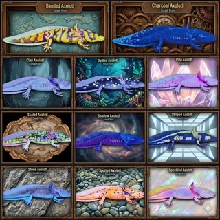 Axolotls Complete Set x1