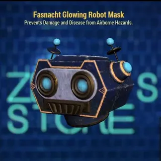 Glowing Robot Mask