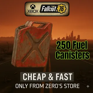 250 Fuel Canisters NEW XBOX