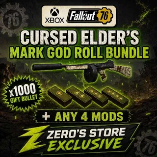 Cursed Elder's mark + Any 4 Mods of Your Choice - MORE 35% Extra Damage - FREE AMMO