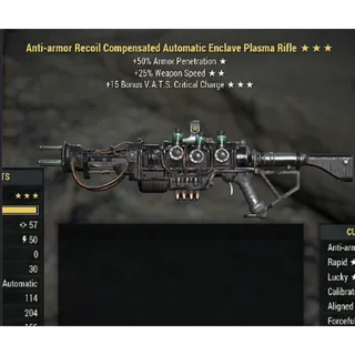 Prime Enclave Plasma Rifle With Aligned Flamer Barrel ⭐⭐⭐