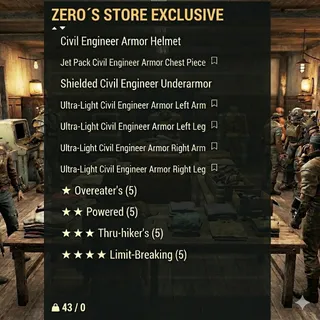 Civil Engineer Armor Set+20 mods