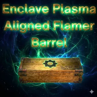 aligned flamer barrel