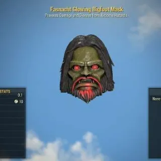 Glowing Bigfoot Mask