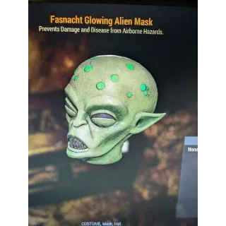 Glowing Alien Mask