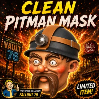 NEW Clean Pitman Mask 2026 XBOX FASNACHT