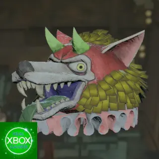 Fasnacht Glowing Blue Devil Mask