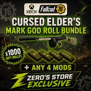 Cursed Elder's mark + Any 4 Mods of Your Choice - MORE 35% Extra Damage - FREE AMMO