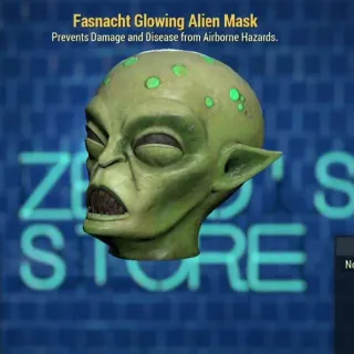 Glowing Alien Mask