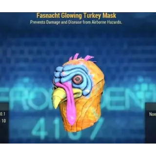 GLOWING TURKEY MASK