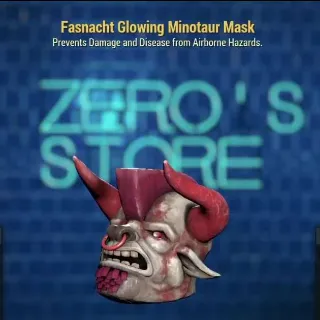 Glowing Minotaur Mask