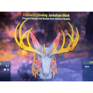 FASNACHT GLOWING JACKALOPE MASK