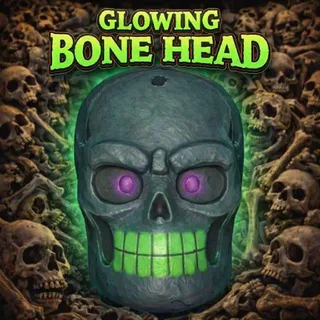 Glowing Bone Head Mask