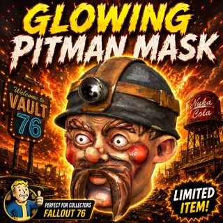 NEW Clean Pitman Mask 2026 XBOX FASNACHT