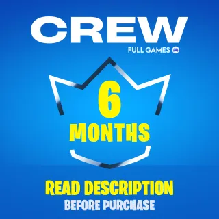 Fortnite Crew 6 Months Prepaid - INSTANT DELIVERY Account Details