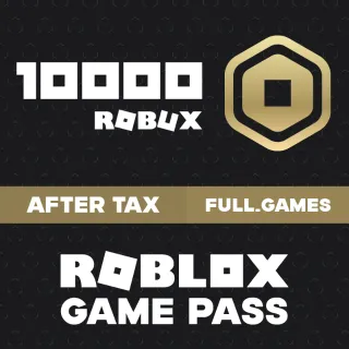 10000 ROBUX AFTER TAX VIA GAME PASS