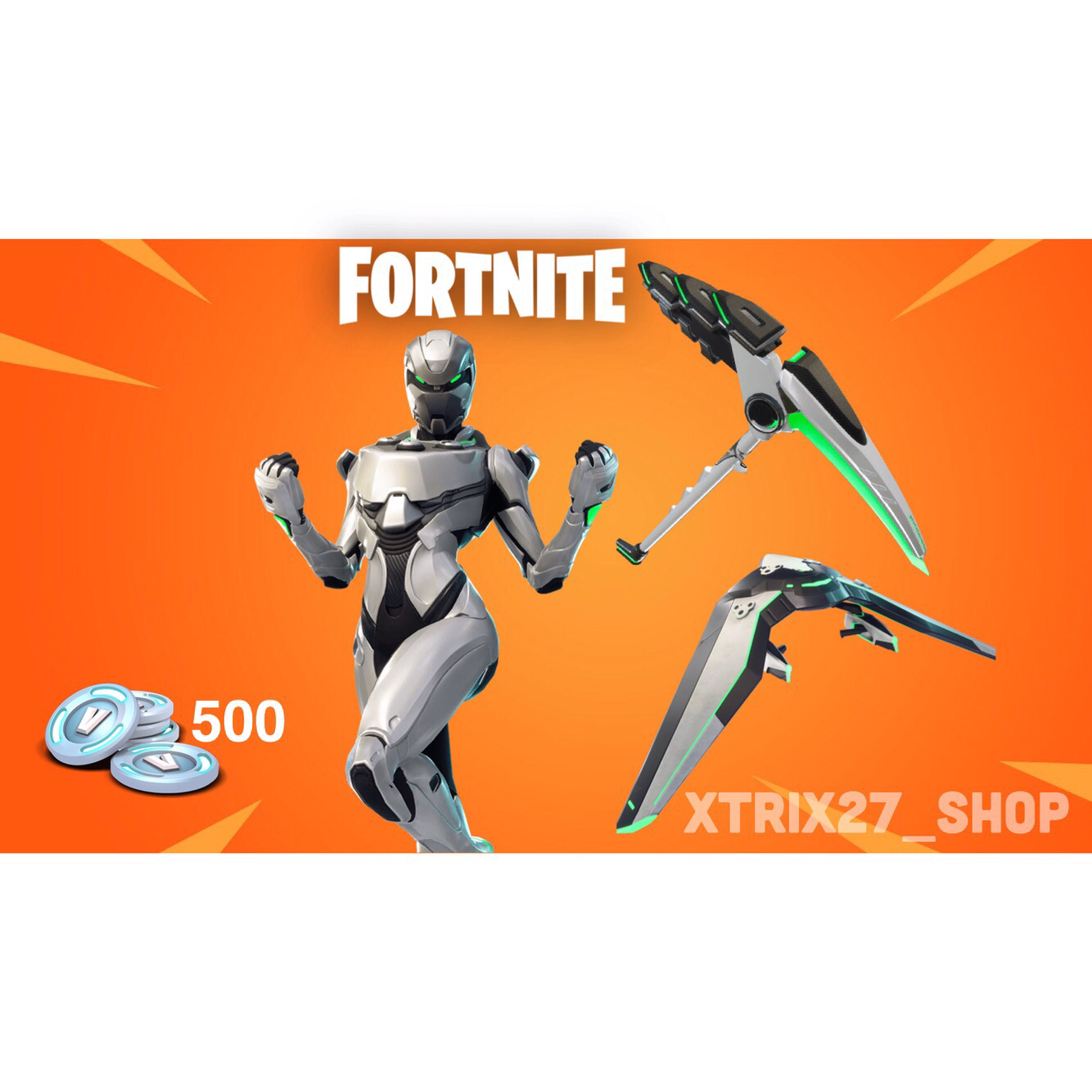 Fortnite Eon Cosmetic Skin 500 V Bucks Xbox One Download Code - 