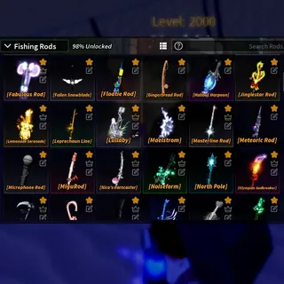 Fisch With Golden Masterline Rod Astraeus Serenade Polaris Lullaby Castbound Noiseform Cerebra Fallen Snowblade Remembrance