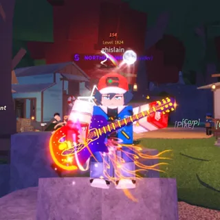 Account Fisch LV MAX Unlock Masterline Rod, Lullaby, Astraeus Serenade, Fallen Snowblade, Noiseform, Castbound