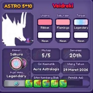 Astro 5x10 Veidreki