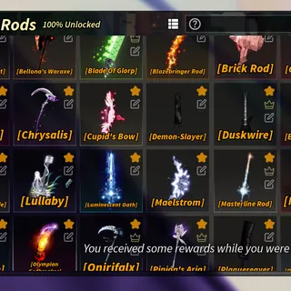 Account Fisch LV MAX Unlock Astraeus Serenade