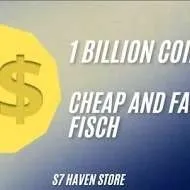 1B Coin / Money C$ Fisch
