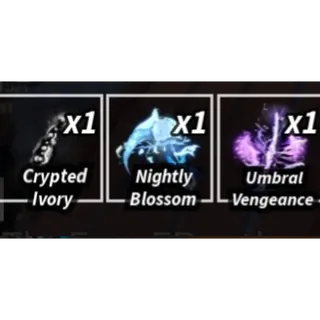 Umbral Vengeance, Nightly Blossom, Crypted Ivory - Fisch