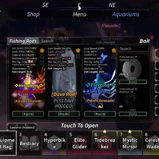 Account Fisch Lv Max 99% Rod