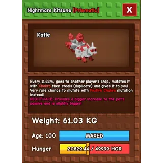 GAG Nightmare Kitsune 61KG