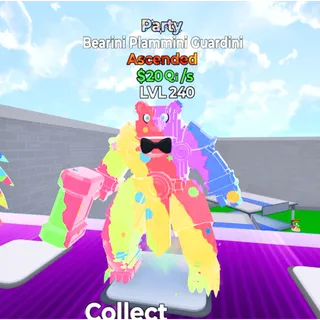 Bearini Plammini Guardini Party Go Up For Brainrots Fortnite