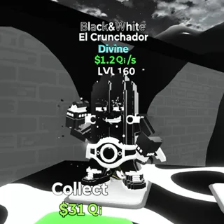 El Crunchador Black&White / Go Up For Brainrots Fortnite