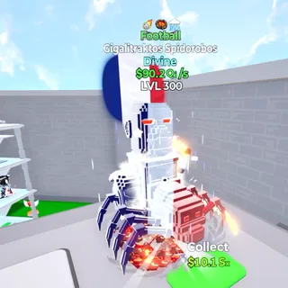 Gigalitraktos Spidorobos Football 3T LVL 300 / Go Up For Brainrots Fortnite