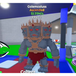 Golemcoluss Ascended / Go Up For Brainrots Fortnite