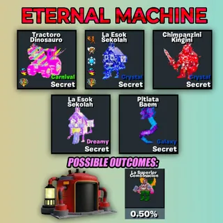 5x Brainrots For Eternal Machine Steal the Brainrot Fortnite