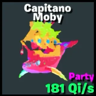Capitano Moby Party LVL 351 / Go Up For Brainrots Fortnite